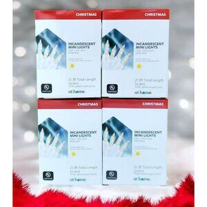 4 New Clear String Lights White Cord 100 Bulbs Wedding Patio Party Christmas